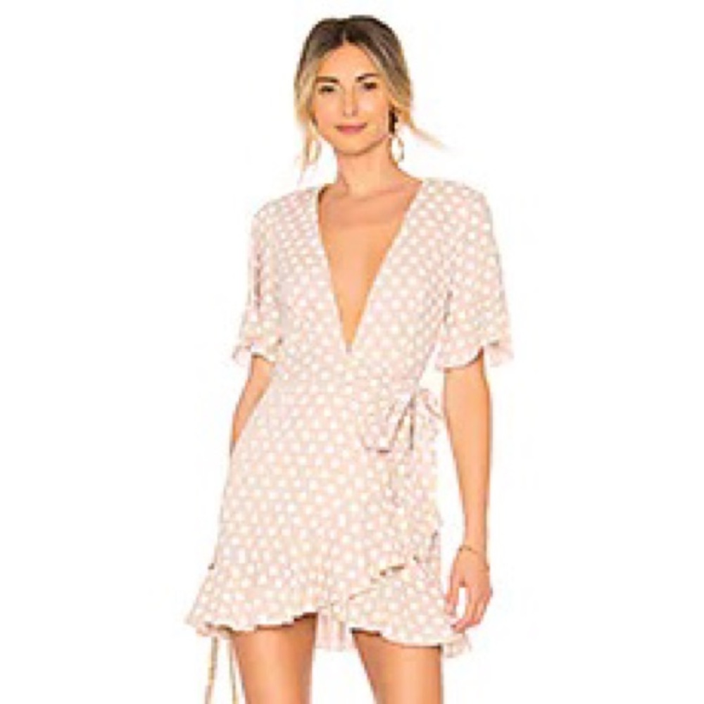 Majorelle Portia dress in taupe